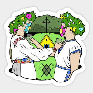 Dance of the May Queen Sticker